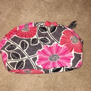Vera Bradley Large Ruffle Cosmetic Cherry Blossom